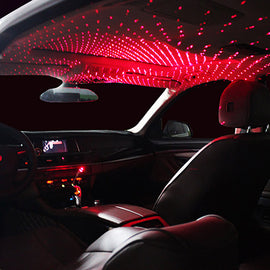 Universal LED Car Roof Star Night Lights Projector