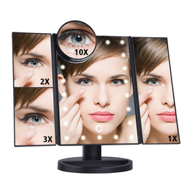 LED Touch Screen 22 Light Makeup Mirror Table
