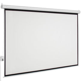 HD Indoor Viewing Area Motorized Projector Screen with Remote Control