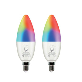 Genie Smart LED Candelabra Bulb E12 (Works with Google Home/Alexa) -