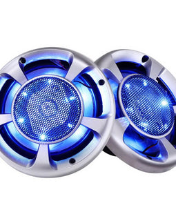 Giantz Set of 2 6.5inch LED Light Car Speakers