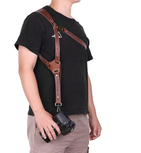Genuine Leather Camera Shoulder Strap Adjustable