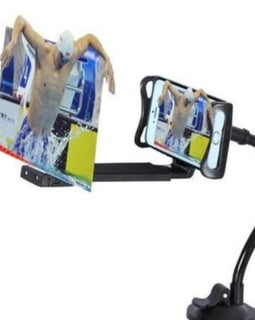 12" Mobile Phone HD Projection 3D Magnifier with Stand