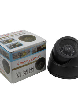 Dummy Camera Fake Security CCTV Dome Camera with Flashing Red